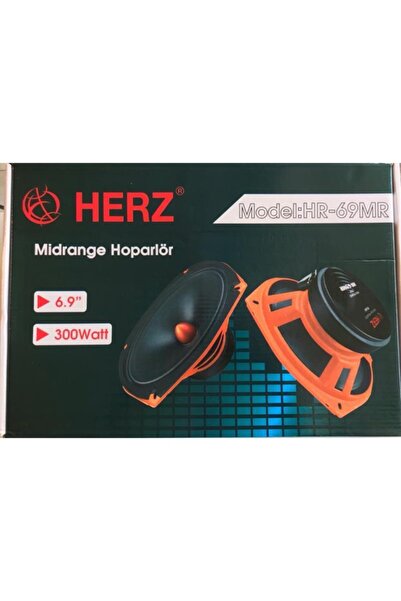 Herz Hr-69mr 6x9 Cm 300 Watt Oval Midrange Hoparlör