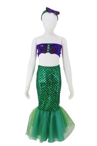 Herkese Kostüm Mermaid Children's Costume Sparkle