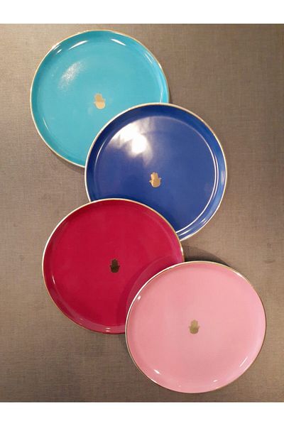 Porland 20cm Glamorous Set of 4 Flat Plates