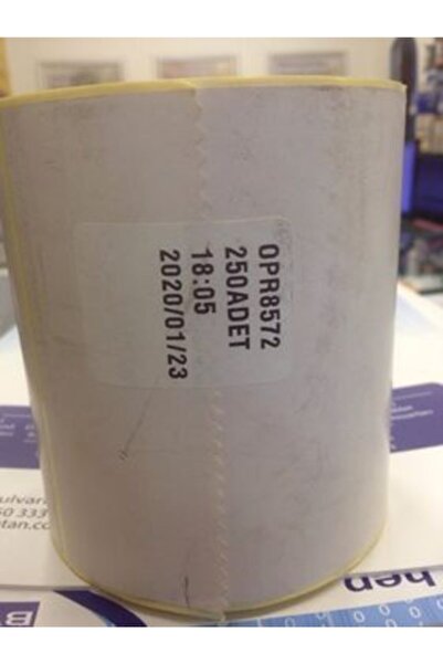 BY&DK 100x150 Termal Etiket 250 Sarım