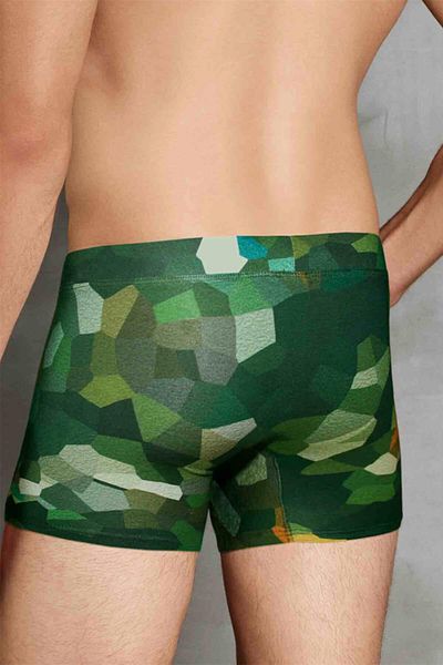 Doreanse Boxeri pentru bărbați cu modele de camuflaj