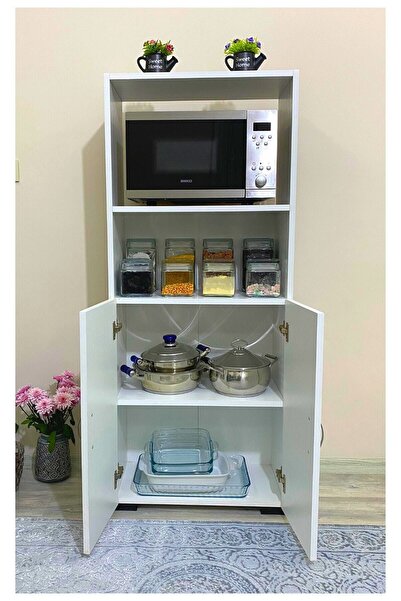 IRMAK MOBİLYA 2 Kapak 2 Raflı Dolap Çok Amaçlı Dolap