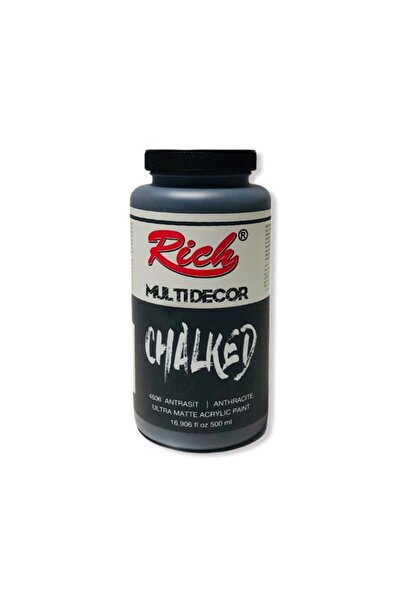 Rich Multi Decor Chalked Antrasit 500 Cc Akrilik Boya 4606