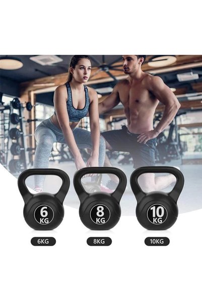 Leyaton 10 Kg Çaydanlık Tipi Dambıl Kettlebell Ağırlık