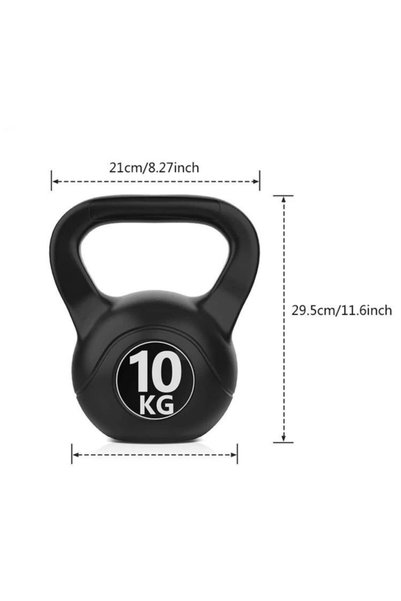 Leyaton 10 Kg Çaydanlık Tipi Dambıl Kettlebell Ağırlık