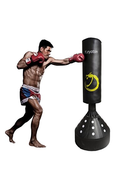Leyaton Boks Standı Boks Torbası Ayaklı Boks Vurma Standı 175 Cm Boks