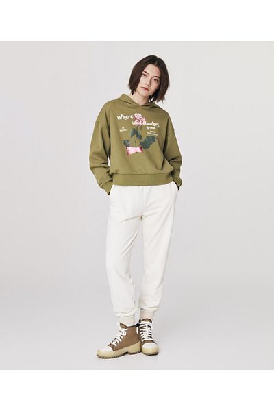 Twist Sweatshirt - Green - Regular fit