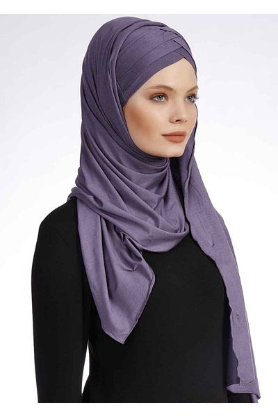 Ecardin 3x Άνετο σάλι Cross Lycra - St 059 Plum