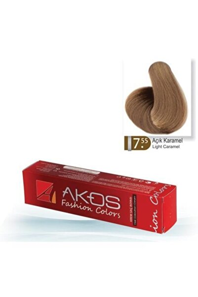 AKOS Saç Boyasi Açik Karamel 7.55