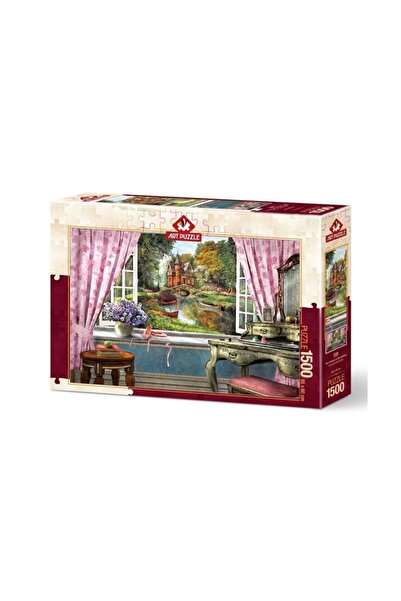 Art Puzzle 5388/art , Penceremdeki Şato 1500 Parça Puzzle