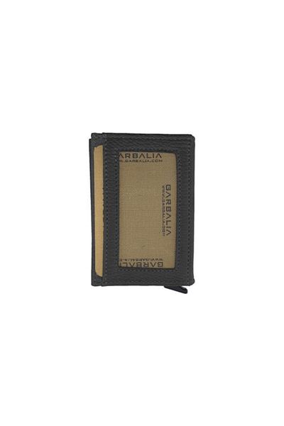 Orion Men's Leather Card Holder Wallet Black with Automatic Mechanism