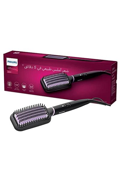Philips تمليس الشعر ستايل كير الأساسي باللون الأسود