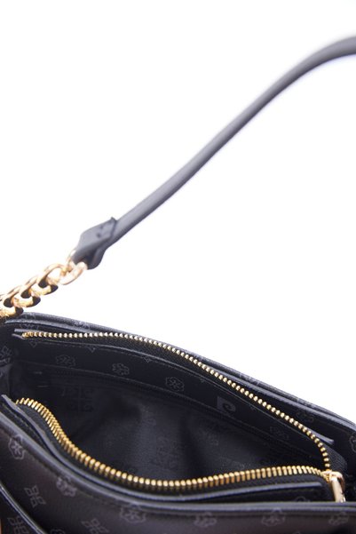 Pierre Cardin Siyah Monogram Kadın Omuz Çantası 05PO23Y1725