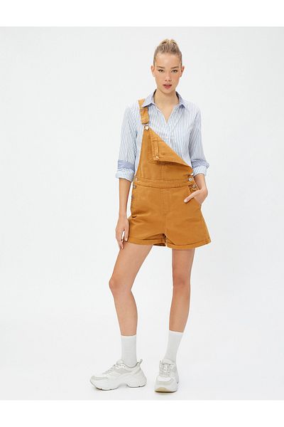 Koton Jumpsuit mit Shorts und Taschen