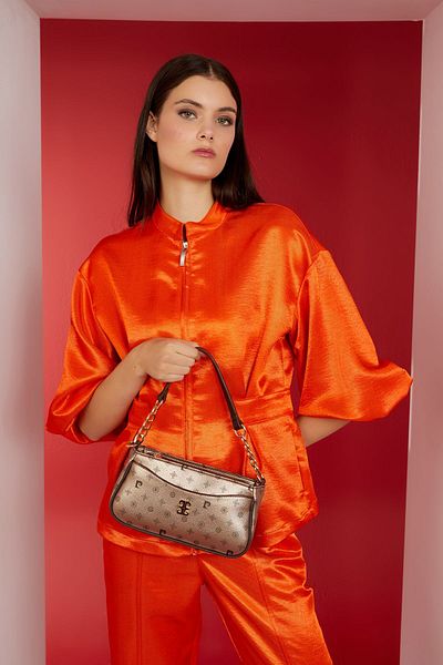 Pierre Cardin Geantă de umăr pentru femei Monogram auriu 05PO23Y1725