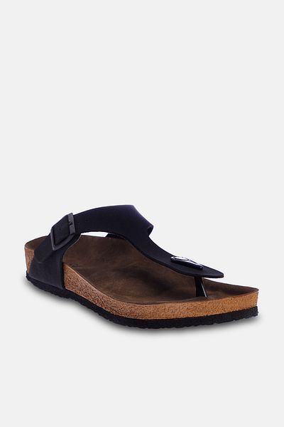 TRENDYOL SHOES Dámské černé žabky - TAKSS24TE00003