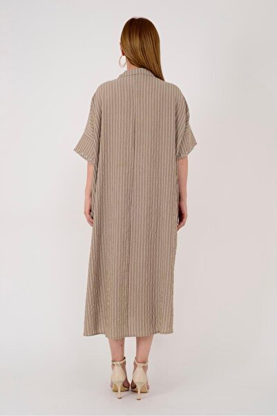 Park Moda Adn001 Φόρεμα με διπλό σχιστό μεγάλο μέγεθος