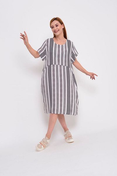 Park Moda An10258 Rochie scurtă cu model bandă