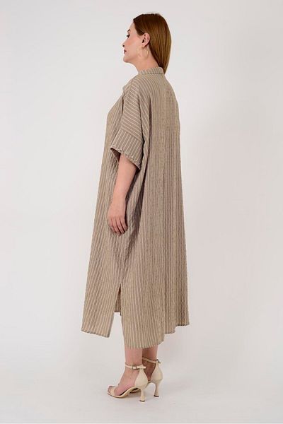 Park Moda Adn001 Φόρεμα με διπλό σχιστό μεγάλο μέγεθος