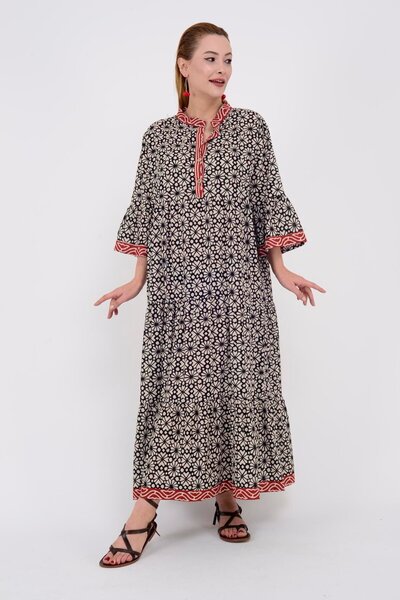 Park Moda An10502 B2768 Φόρεμα με λεπτομέρειες Marın Garni