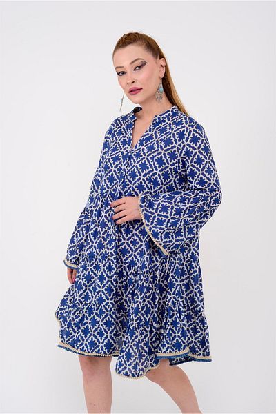 Park Moda AN179 B2770 ROCHIE SCURTĂ MARIN POMPON