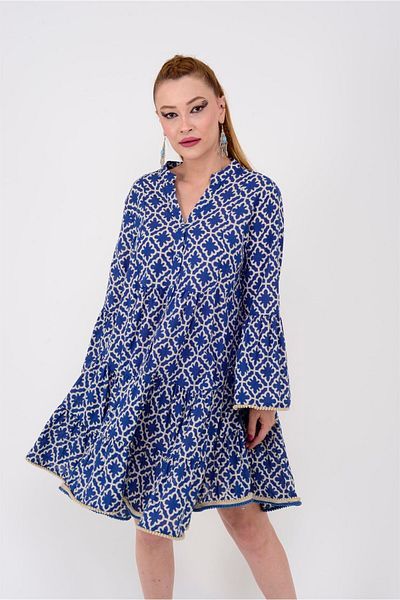 Park Moda AN179 B2770 ROCHIE SCURTĂ MARIN POMPON