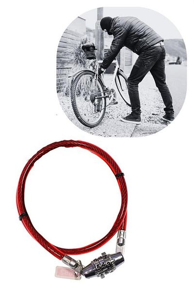 Buffer BKRKY Shopzum - Practical and Sturdy Bicycle Lock, Encrypted