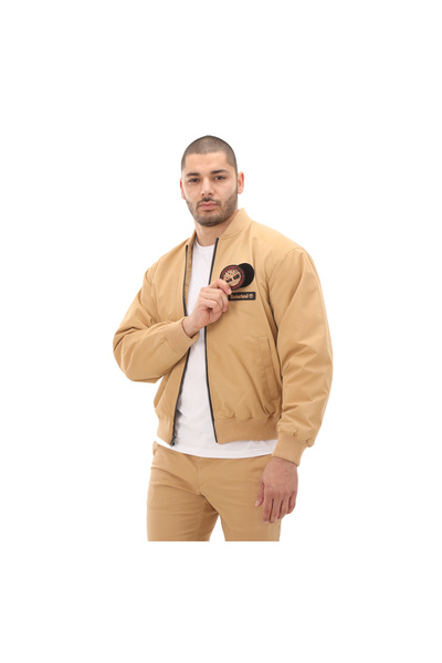 Timberland Мъжко яке Timberland Bomber - Значка за Лунна Нова Година, Кафе