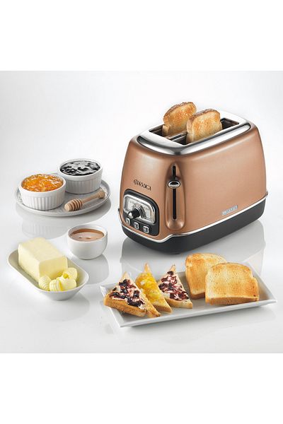 ARIETE Classic Toaster - Gold Silver Rose