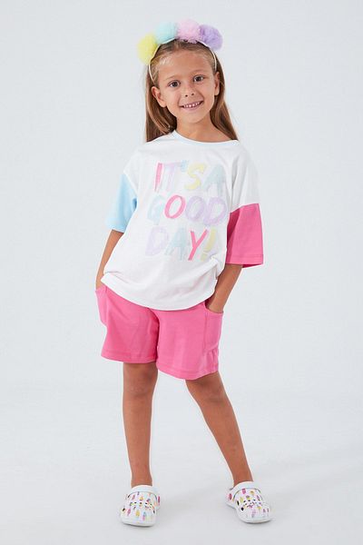 Rolypoly It's A Good Day Girls' Shorts Set
