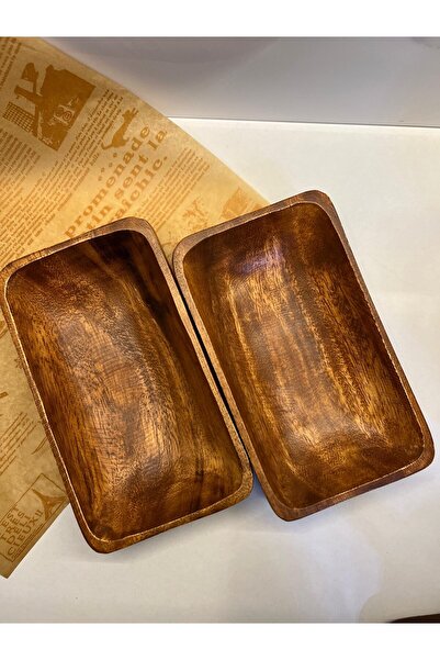 HBS Art Design HBS Art Design 2-Piece Acacia Set - 18 cm Cookie Holder, 1stUniform A Pattern