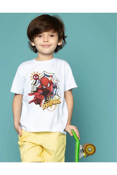 Evomind 1 tricou este un cadou pentru achiziții de 5 și peste în coș - Tricou pentru copii cu imprimeu Spiderman