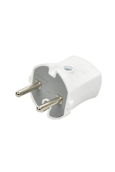 efmues Erkek fiş topraksız beyaz renk fiş 1 adet