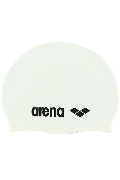 ARENA Κλασικό καπό Unisex σιλικόνης λευκό-μαύρο