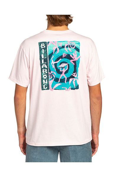 BİLLABONG Ανδρικό μπλουζάκι Billabong SPIRAL SS Pink