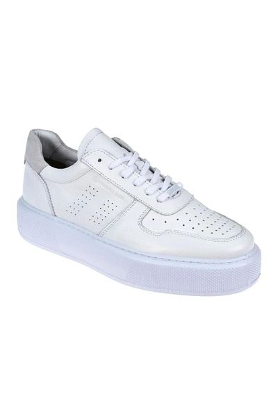 Hammer Jack Leeds White Men's Leather Casual Shoes 102 23020-M