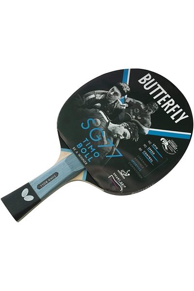 BUTTERFLY Butterly Tt-bat Timo Boll Sg77 P.p. Racket Colorful Unisex Table Tennis Racket
