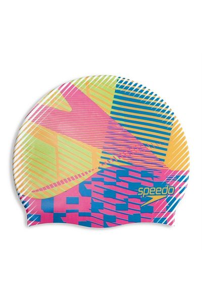 SPEEDO SPEEDO ΨΗΦΙΑΚΟ ΕΚΤΥΠΩΜΕΝΟ ΚΑΠΑΚΙ AU ΠΟΙΚΙΛΙΑ Ροζ Unisex Καπάκι