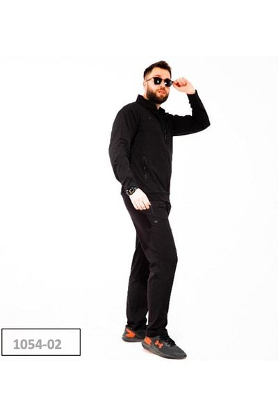 Cross Time Σετ ανδρικής φόρμας Crosstime 1054 Dobby Lycra BLACK
