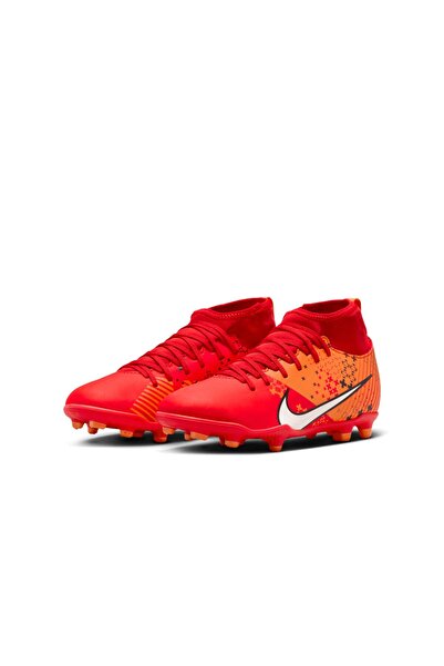 Nike JR SUPERFLY 9 CLUB MDS FG/MG KIRMIZI Çocuk Krampon