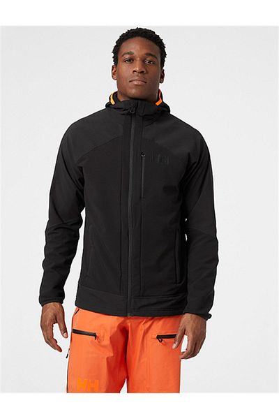 Helly Hansen HELLY HANSEN ELEVATION SHIELD FLEECE ΠΑΛΤΟ ΜΑΥΡΟ Ανδρικό παλτό