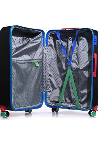 Benetton Trolley 70 Cm Siyah Unisex Valiz