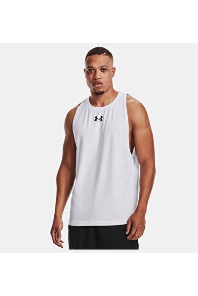 Under Armour UA BASELINE COTTON TANK WHITE Men's Tank Top