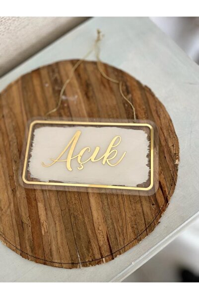 Modayna Açık Kapalı Kapı Isimliği