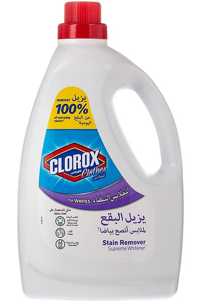 Clorox مزيل البقع الفائق للملابس باللون الأبيض 3 لتر