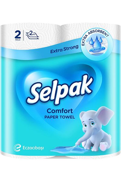 Selpak Kitchen Towel Comfort 2 Rolls