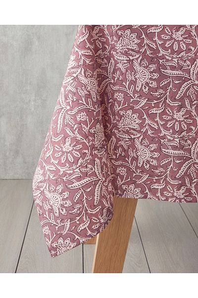 English Home Lenna Red Waterproof Tablecloth - Cotton and Polyester 150x200 cm
