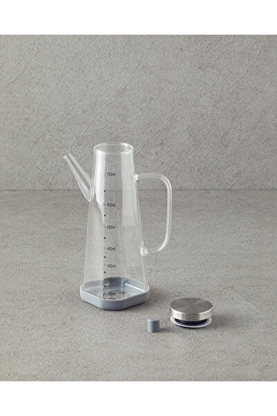 English Home Transparent Tinna Borosilcate Oil Pot