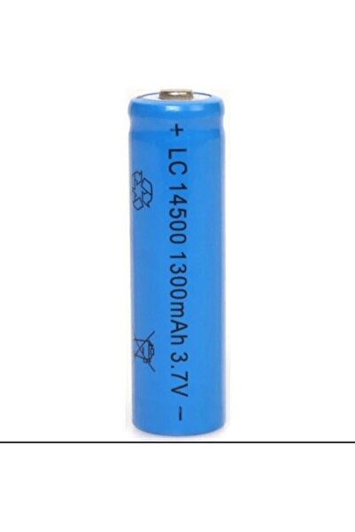 Watton 6 Adet 14500 3.7 V Li-ion Pil Şarjlı 1400mah 14500 Pil El Feneri Pili 14500 1400mah Pil Pendik