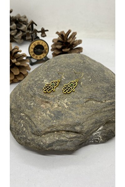 Porsuk Alternatif اليدوية العرقية أصيلة الهبي البوهيمي أقراط الحجر الأخضر